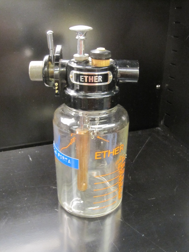 Boyle Bottle vaporizer, c1941-1963 – Anesthesia Museum